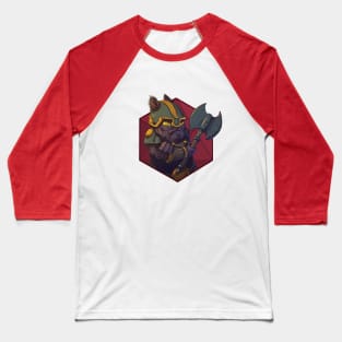 RPG Cat Persian dwarf warrior Baseball T-Shirt